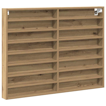 Display Cabinet Artisan Oak 100 x 8.5 x 75 cm Engineered Wood