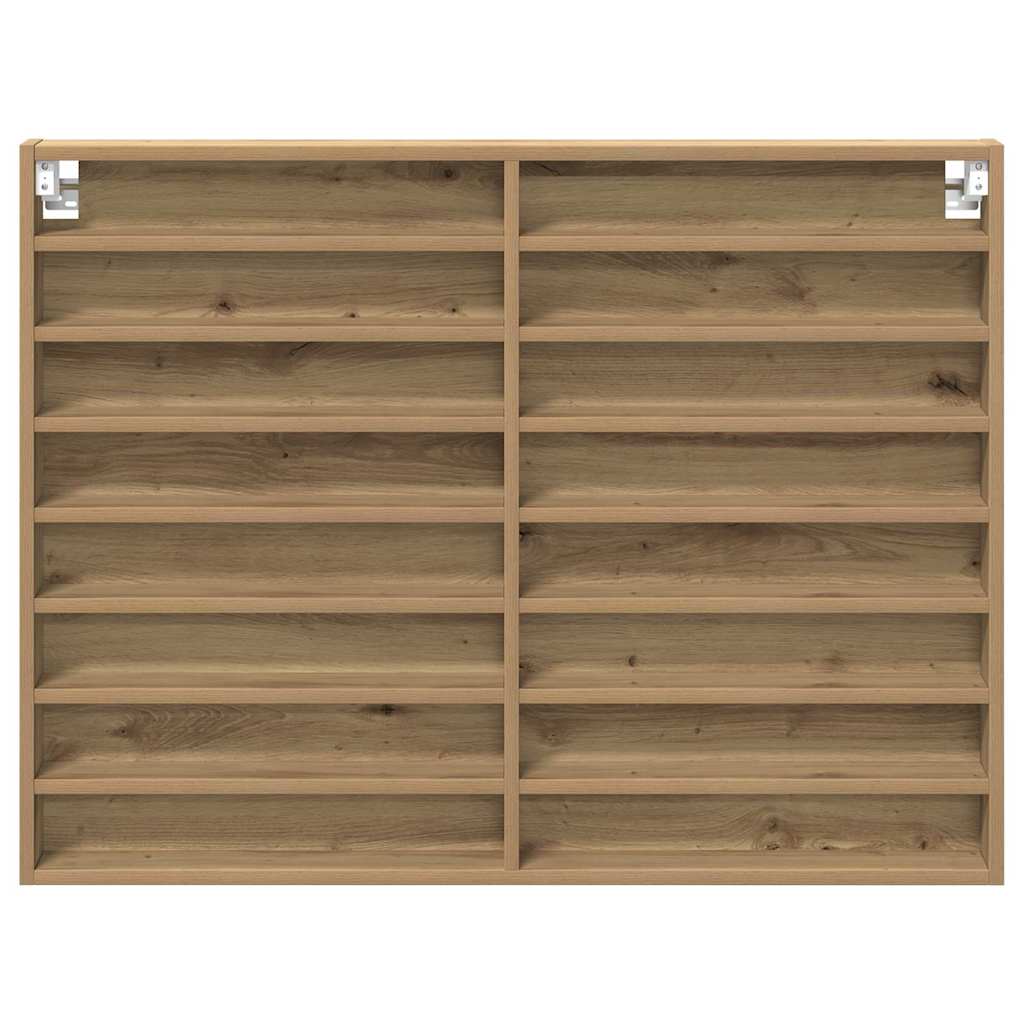 Display Cabinet Artisan Oak 100 x 8.5 x 75 cm Engineered Wood