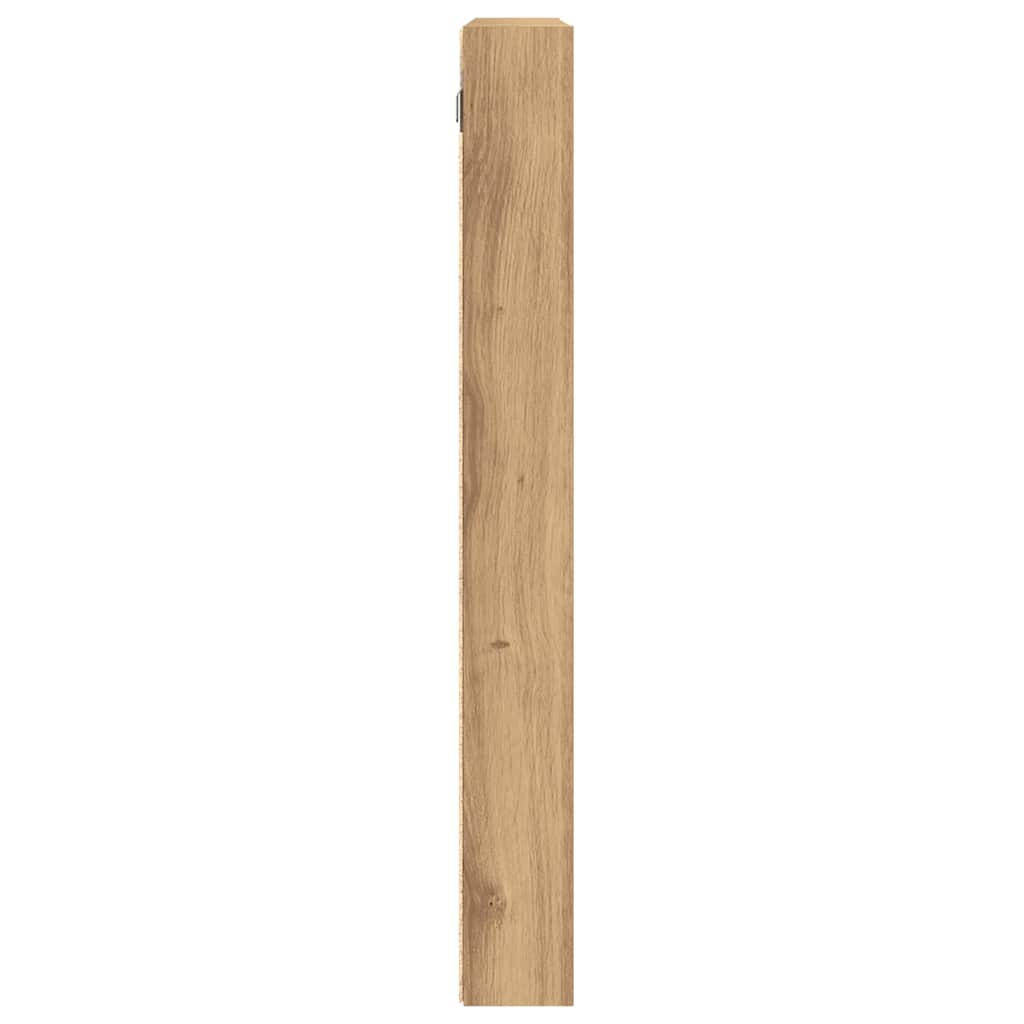 Display Cabinet Artisan Oak 100 x 8.5 x 75 cm Engineered Wood