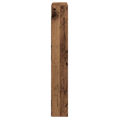 Display Cabinet Old Wood 60 x 8.5 x 58 cm Engineered Wood