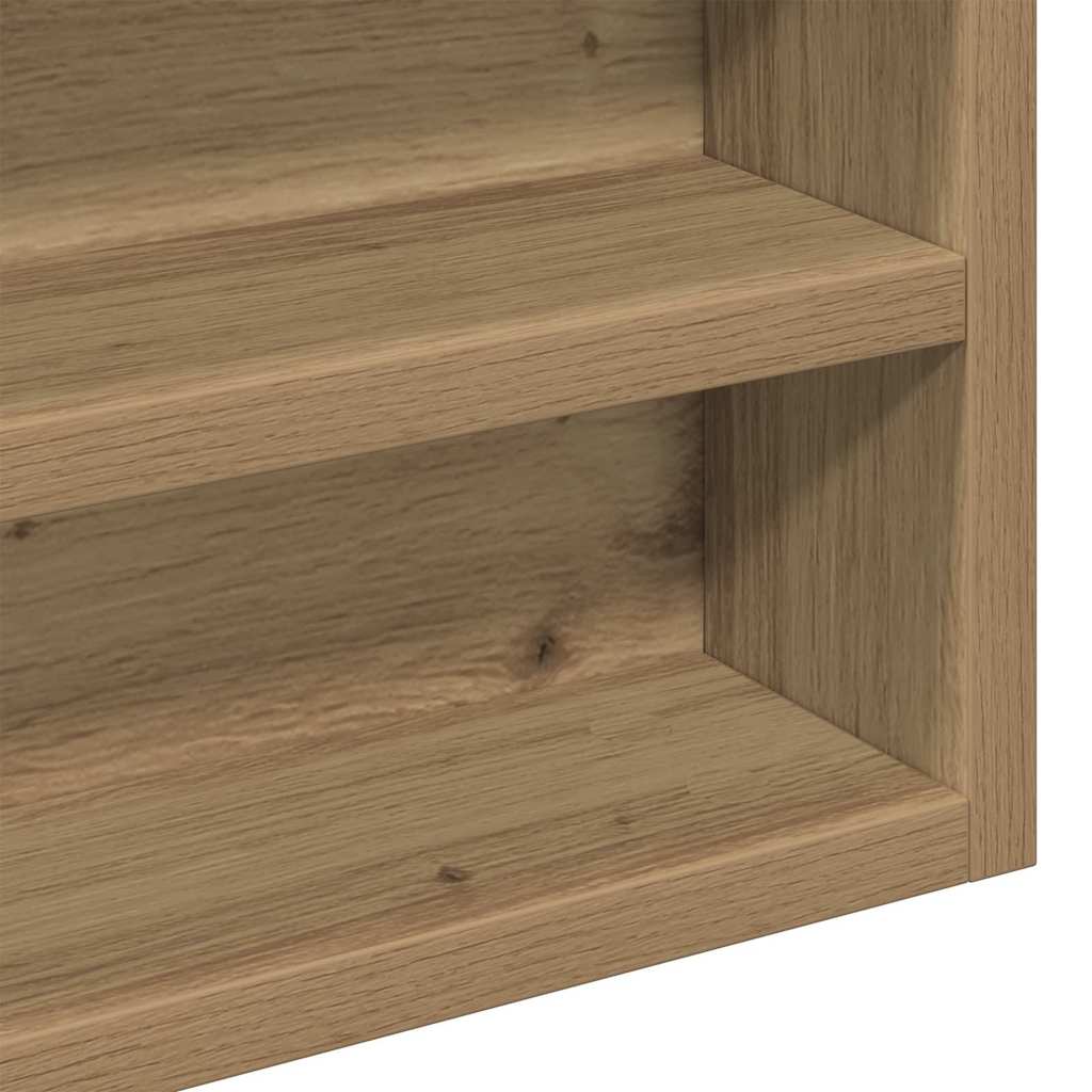 Display Cabinet Artisan Oak 60 x 8.5 x 58 cm Engineered Wood