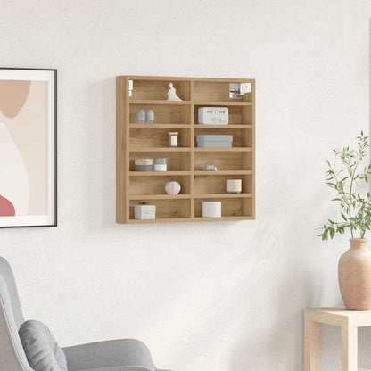 Display Cabinet Artisan Oak 60 x 8.5 x 58 cm Engineered Wood