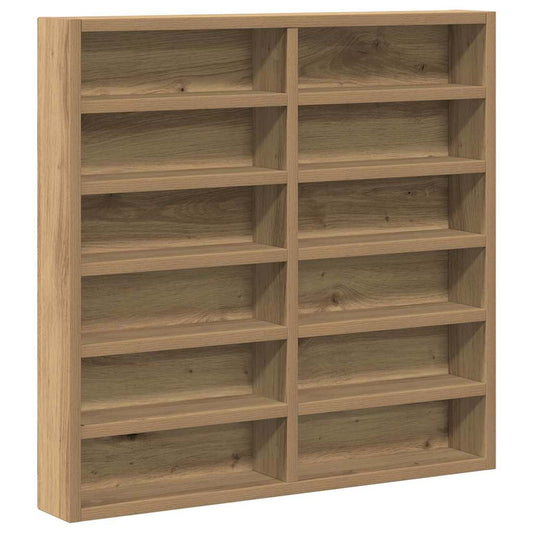Display Cabinet Artisan Oak 60 x 8.5 x 58 cm Engineered Wood