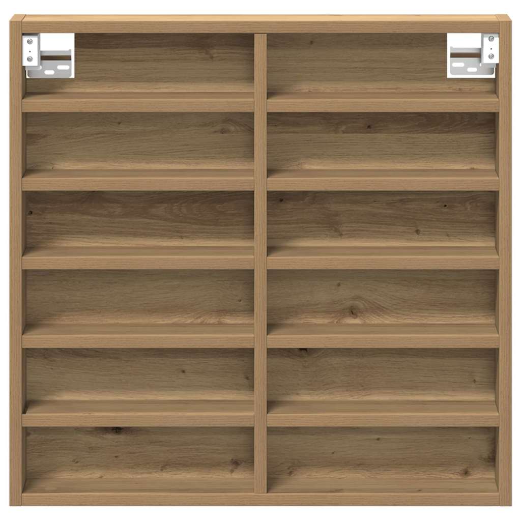 Display Cabinet Artisan Oak 60 x 8.5 x 58 cm Engineered Wood