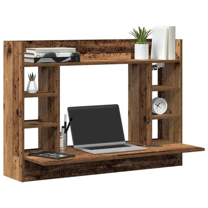 Wall-Mounted Desk Old wood 105 x 48 x 75 cm Engineered wood