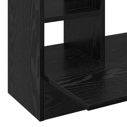 Wall-Mounted Desk Black oak 105 x 48 x 75 cm Engineered wood