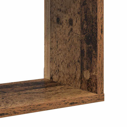 Wall Shelf with Shelf Wall-mounted Brown Engineered Wood