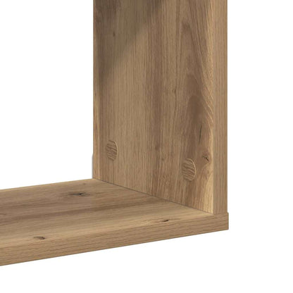 Wall Shelf with Shelf Wall-mounted Brown Engineered Wood