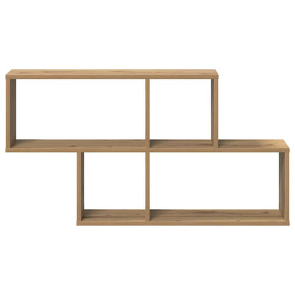 Wall Shelf with Shelf Wall-mounted Brown Engineered Wood