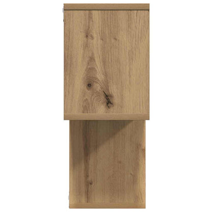 Wall Shelf with Shelf Wall-mounted Brown Engineered Wood