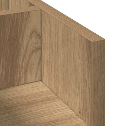 Desk Organiser Black oak 44.5 x 24 x 25 cm Engineered Wood
