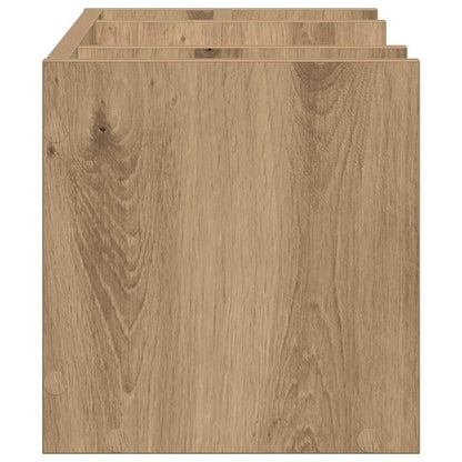 Desk Organiser Black oak 44.5 x 24 x 25 cm Engineered Wood