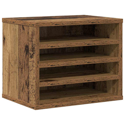 Desk Organiser Old Wood 36 x 26 x 29.5 cm Engineered Wood