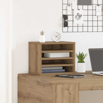 Desk Organiser Artisan Oak 36 x 26 x 29.5 cm Engineered Wood