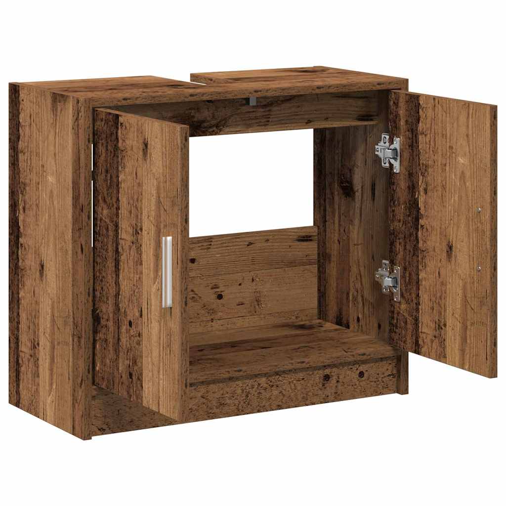 Bathroom Cabinet Old Wood 63 x 29 x 55 cm Engineered wood