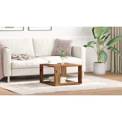 Coffee Table Old Wood 51.5 x 51.5 x 30 cm Engineered Wood