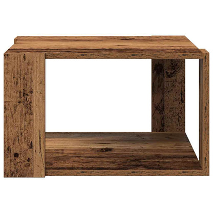 Coffee Table Old Wood 51.5 x 51.5 x 30 cm Engineered Wood