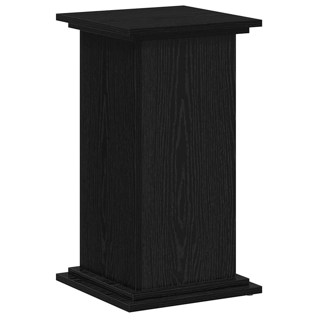 Plant Stand Black Oak 33 x 33 x 60 cm Engineered wood