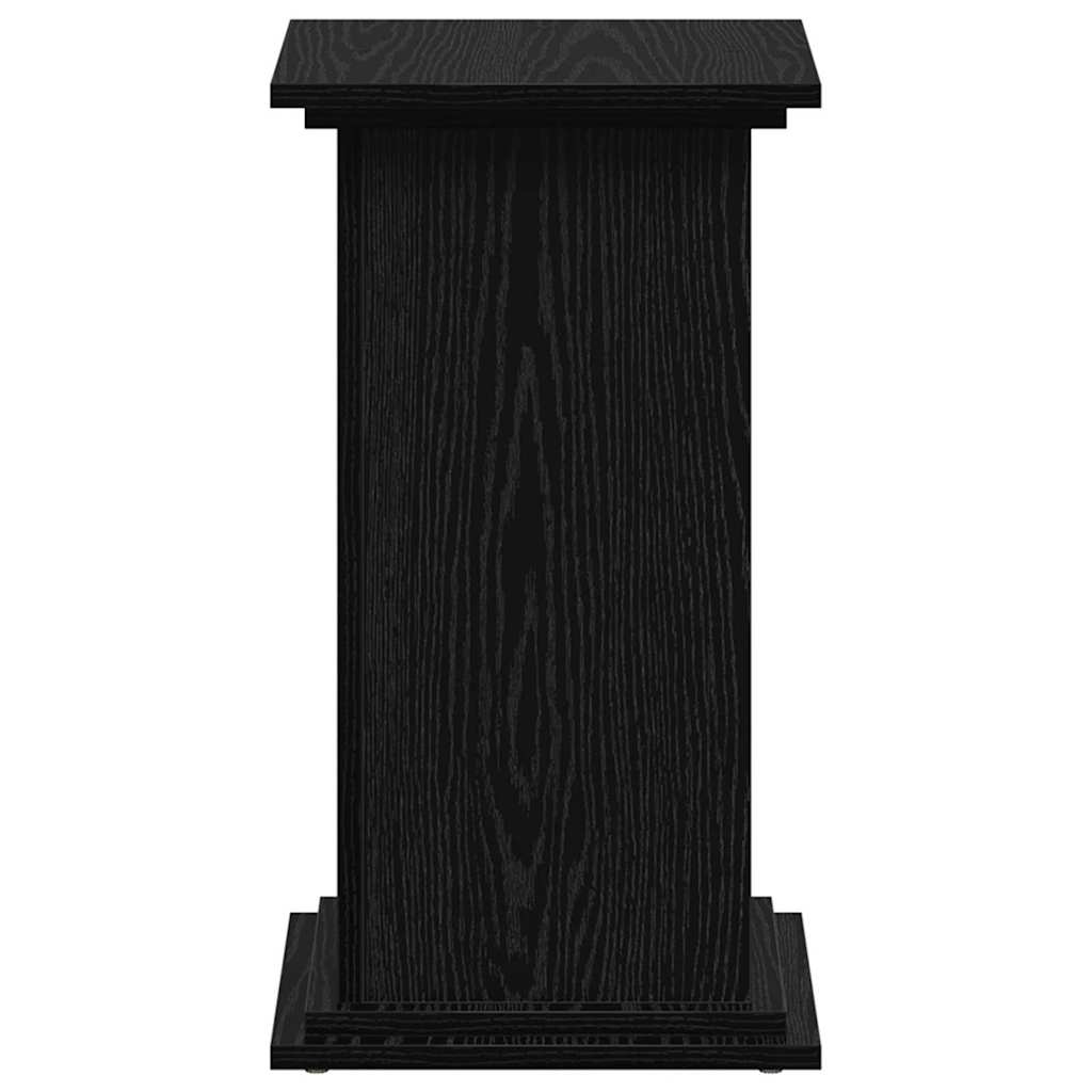 Plant Stand Black Oak 33 x 33 x 60 cm Engineered wood