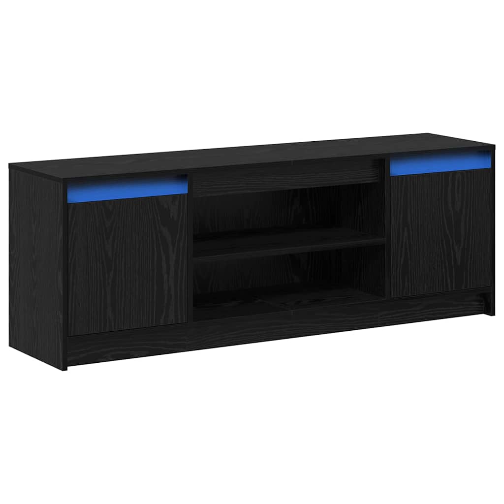 TV Units Black 139.5 x 34 x 50 cm Engineered wood
