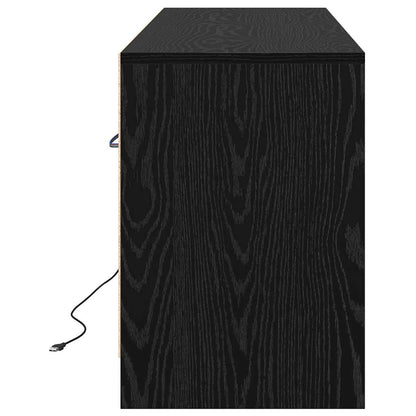 TV Units Black 139.5 x 34 x 50 cm Engineered wood