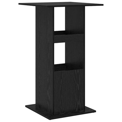 Bar Table 60 x 60 x 100 cm Engineered Wood Black Oak