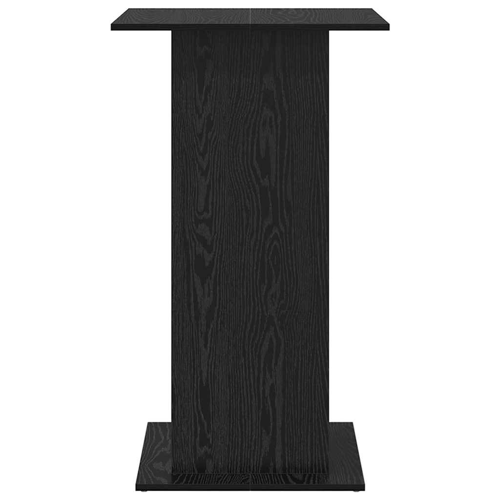 Bar Table 60 x 60 x 100 cm Engineered Wood Black Oak