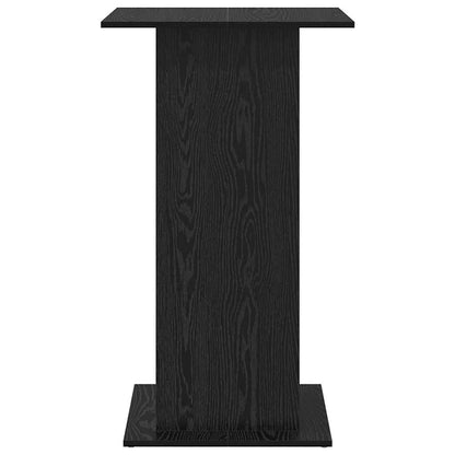 Bar Table 60 x 60 x 100 cm Engineered Wood Black Oak