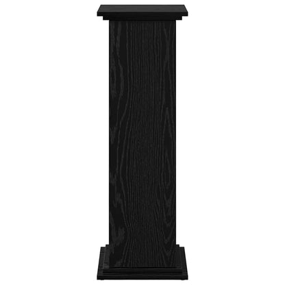 Display Stand Black Oak 31 x 30 x 90 cm Engineered wood