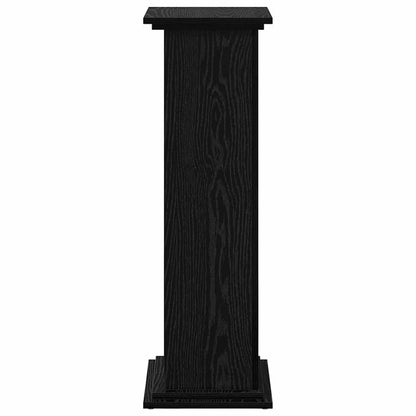 Display Stand Black Oak 31 x 30 x 90 cm Engineered wood