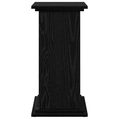 Display Stand Black Oak 31 x 30 x 60 cm Engineered wood