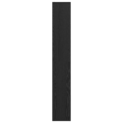 Book Cabinet 8-Tier 67 x 25 x 162 cm Engineered Wood Black Oak