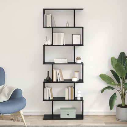 Book Cabinet 6-Tier 70 x 24 x 193.5 cm Engineered Wood
