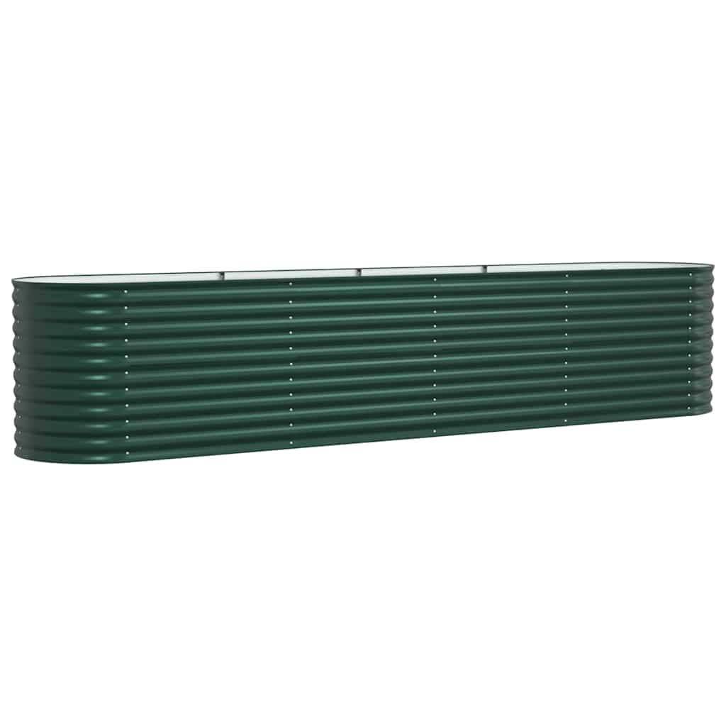 Raised Bed Green 400 x 80 x 81 cm Steel
