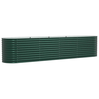 Raised Bed Green 400 x 80 x 81 cm Steel