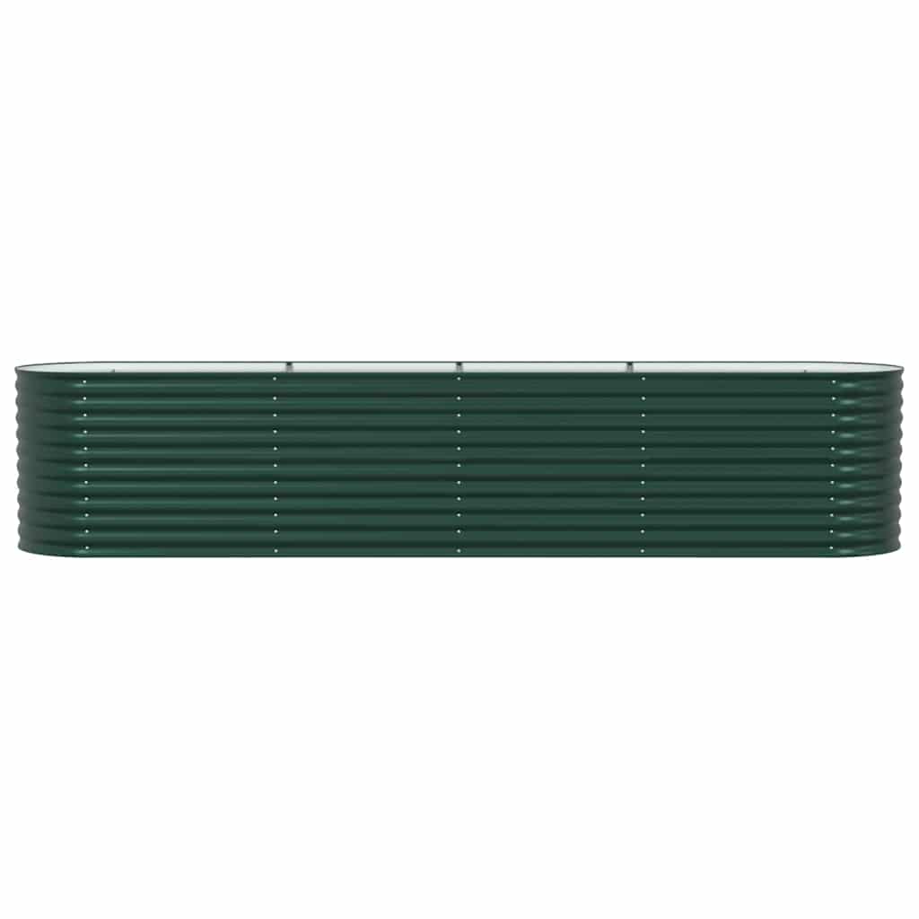 Raised Bed Green 400 x 80 x 81 cm Steel