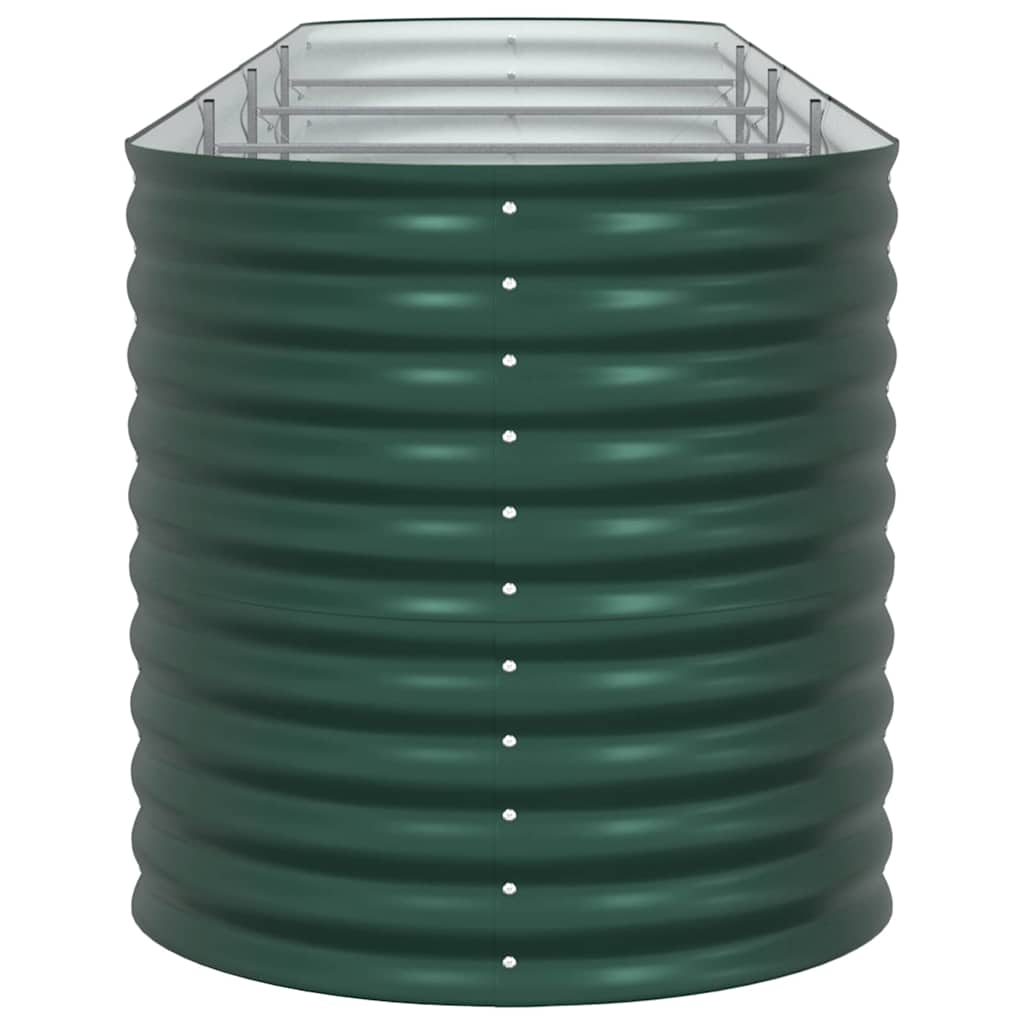 Raised Bed Green 400 x 80 x 81 cm Steel