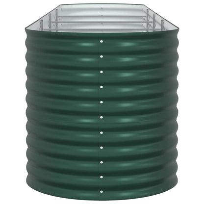 Raised Bed Green 400 x 80 x 81 cm Steel