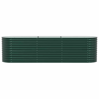 Raised Bed Green 320 x 80 x 81 cm Steel