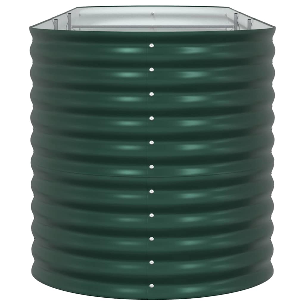 Raised Bed Green 320 x 80 x 81 cm Steel