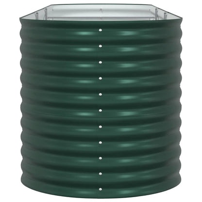 Raised Bed Green 320 x 80 x 81 cm Steel