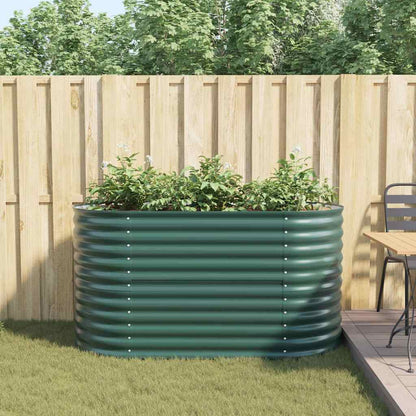 Raised Bed Green 160 x 80 x 81 cm Steel