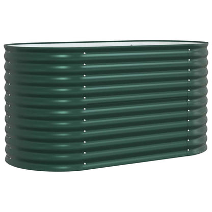 Raised Bed Green 160 x 80 x 81 cm Steel