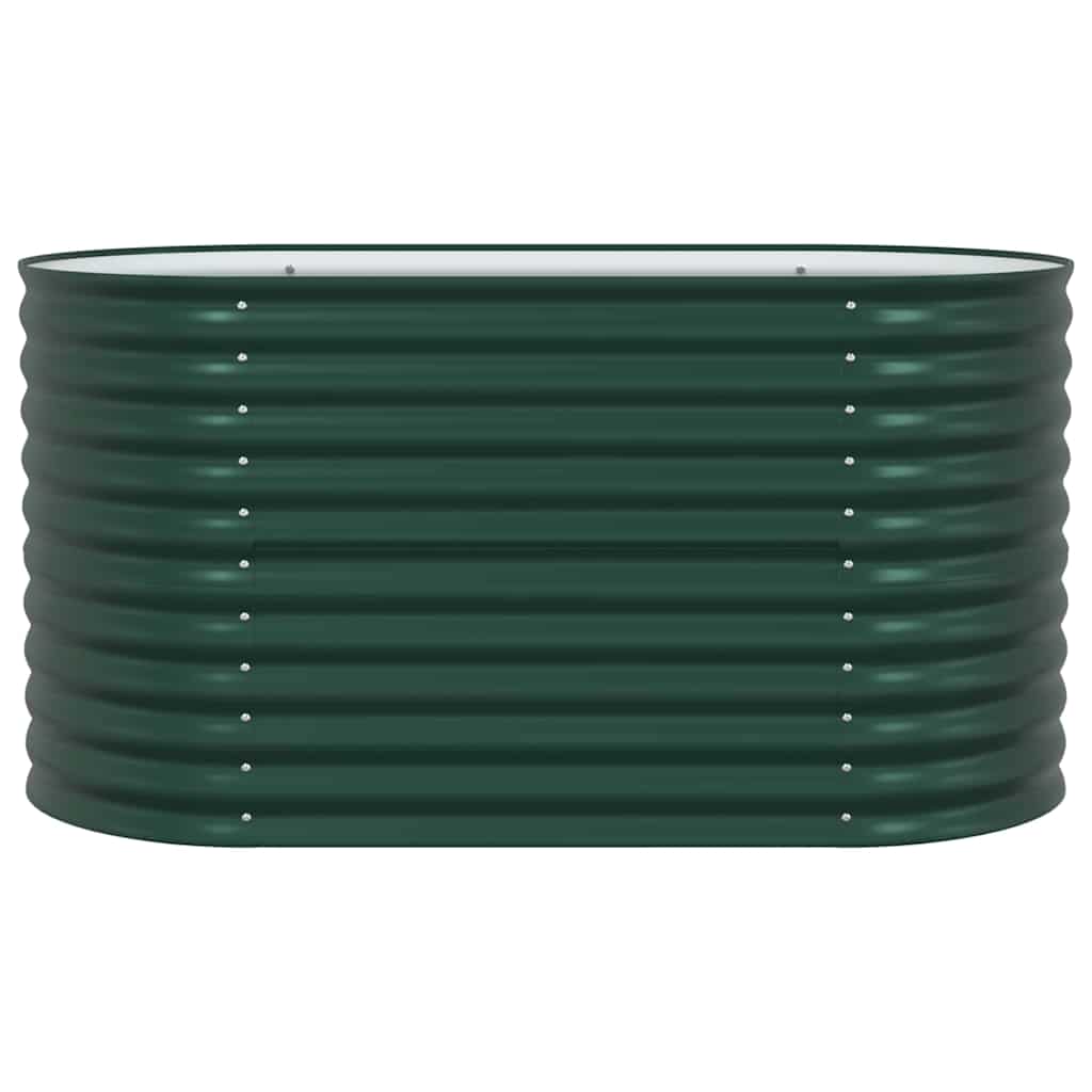 Raised Bed Green 160 x 80 x 81 cm Steel
