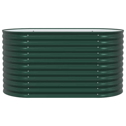 Raised Bed Green 160 x 80 x 81 cm Steel