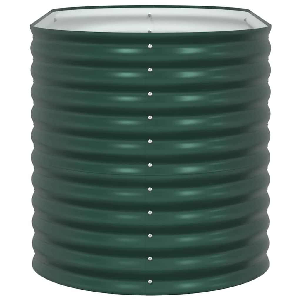 Raised Bed Green 160 x 80 x 81 cm Steel