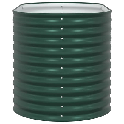 Raised Bed Green 160 x 80 x 81 cm Steel