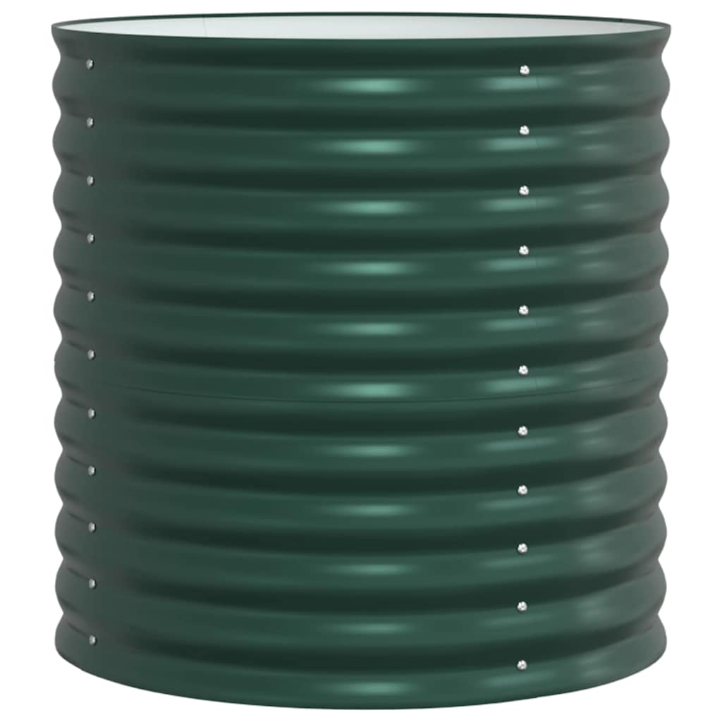 Raised Bed Green 80 x 80 x 81 cm Steel