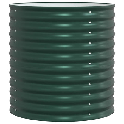 Raised Bed Green 80 x 80 x 81 cm Steel