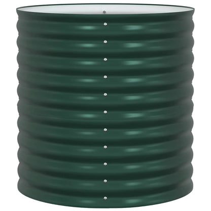 Raised Bed Green 80 x 80 x 81 cm Steel